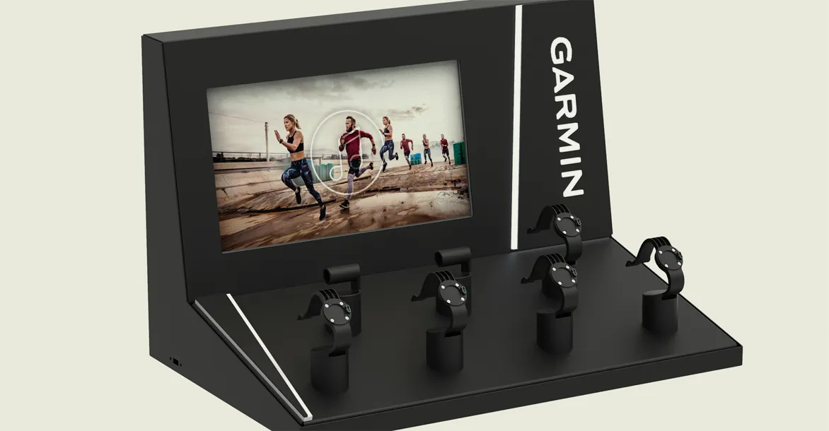 Referenz Garmin – Digital Signage (POS Light)