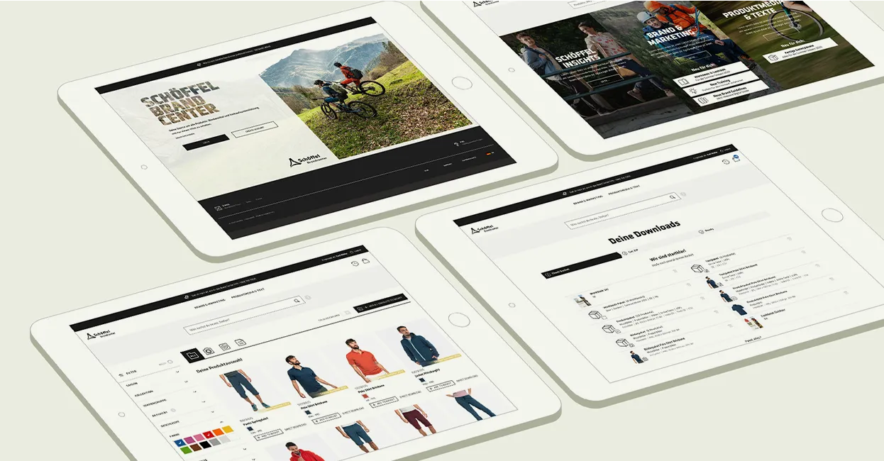 Referenz Schöffel – Digital Signage